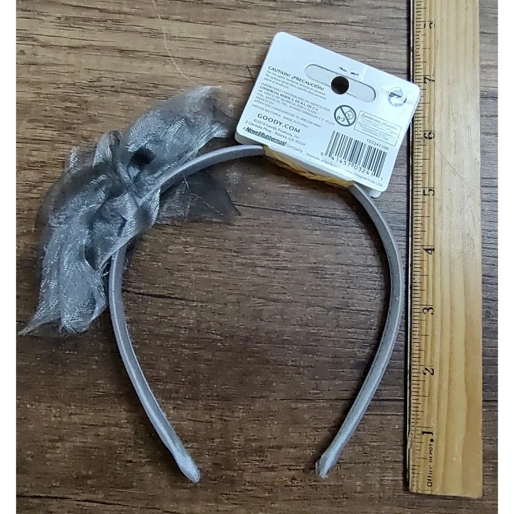 NOS Goody Shooting Star Headband Stardust Glam Gray Silver Limited Edition Z28
